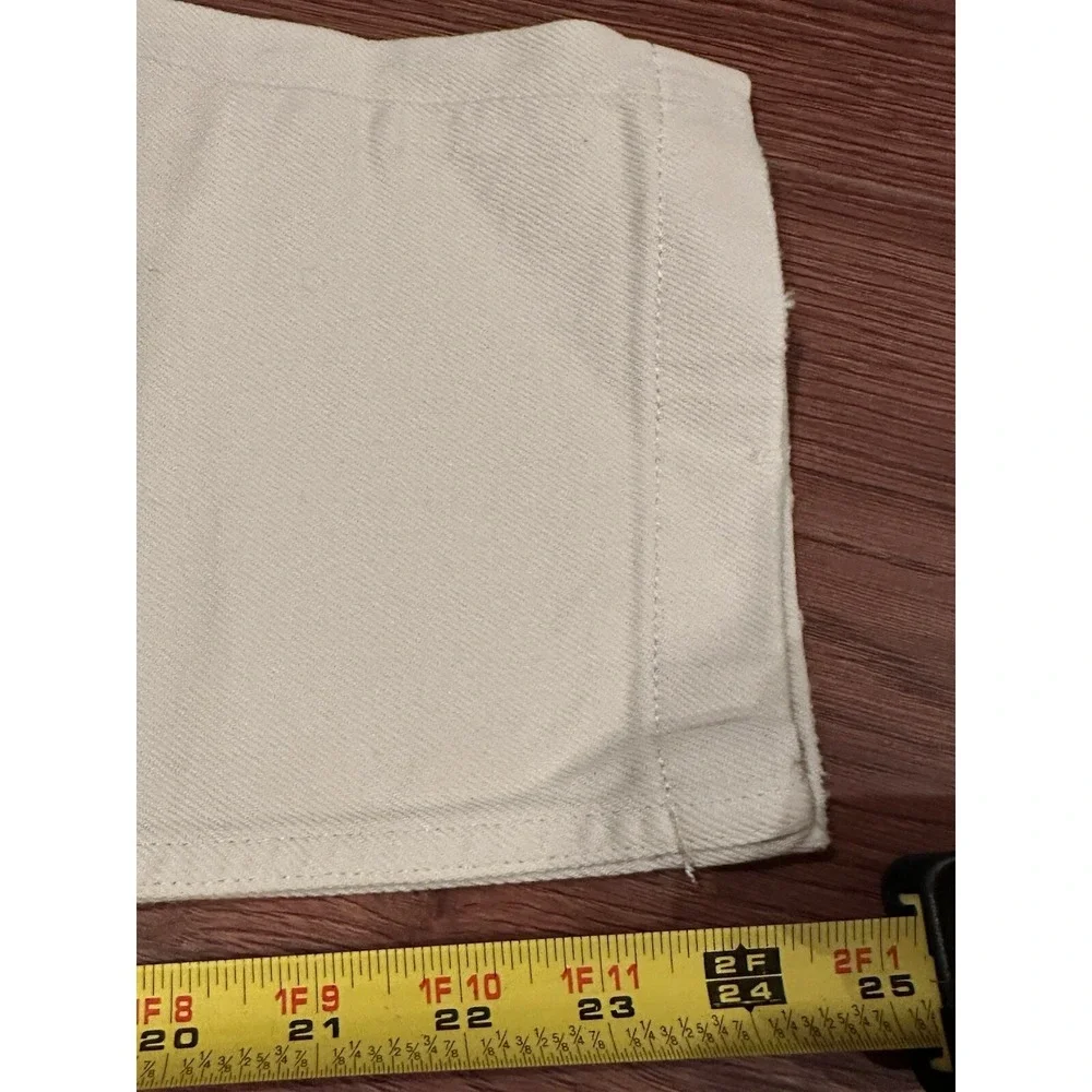 Lucky Brand Pants Women's Size 2/26 Relaxed Taper 4 Way Stretch NWT White‎ R9